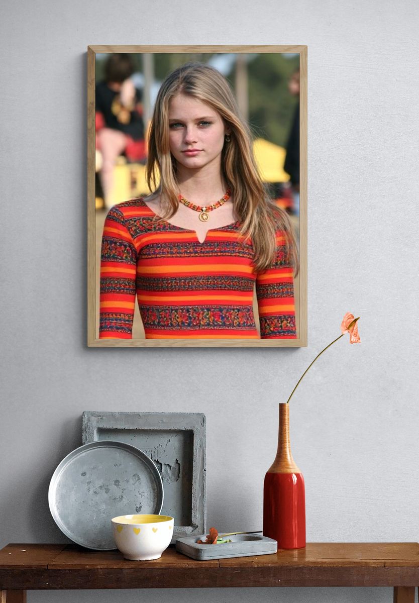 Blonde Portrait Photography Poster. — room view 3
