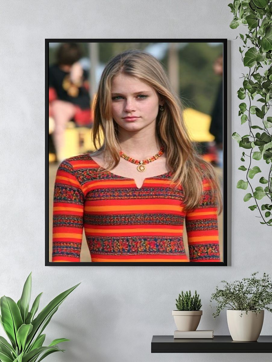 Blonde Portrait Photography Poster. — room view 4