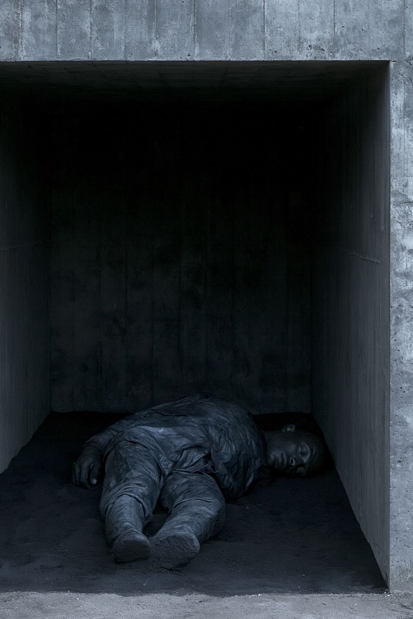 Concrete Figure Photography Poster. poster detail