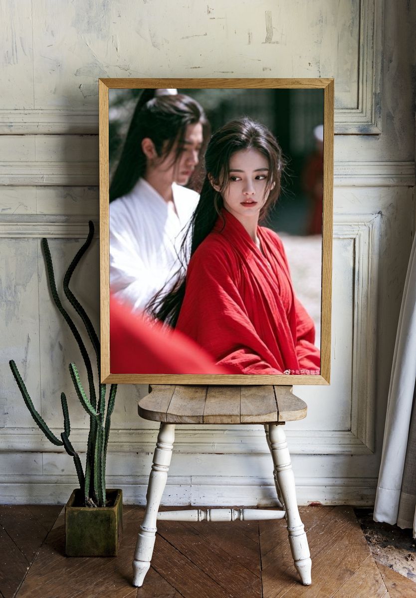 Cinematic Couple Portrait Poster. — room view 1