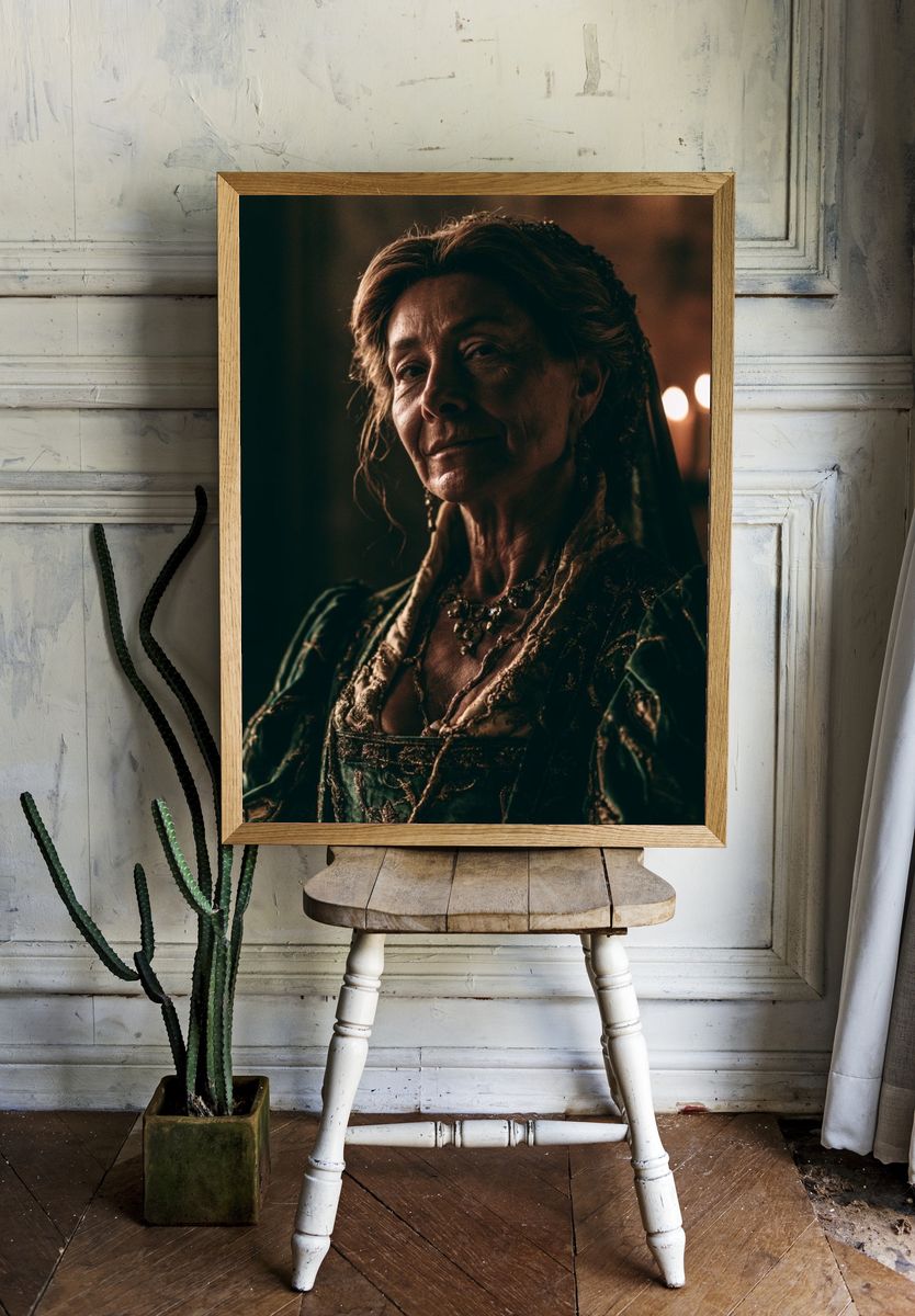 Candlelit Portrait Photography Poster. room preview