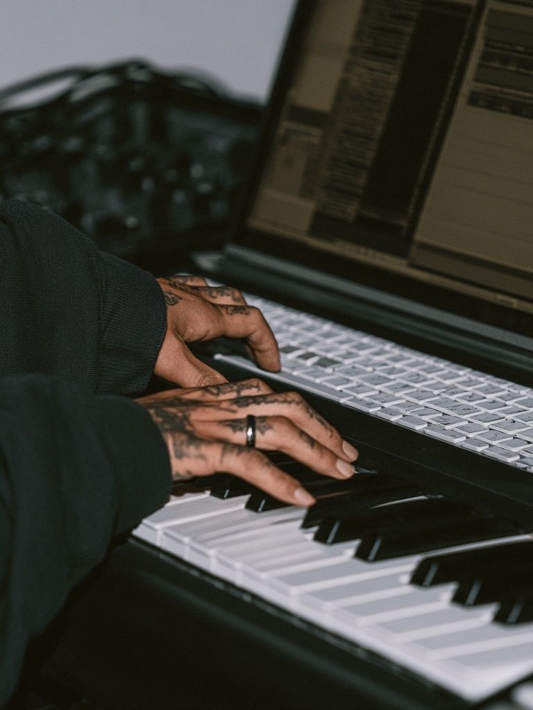 Piano Hands Photography Poster. poster — photography art