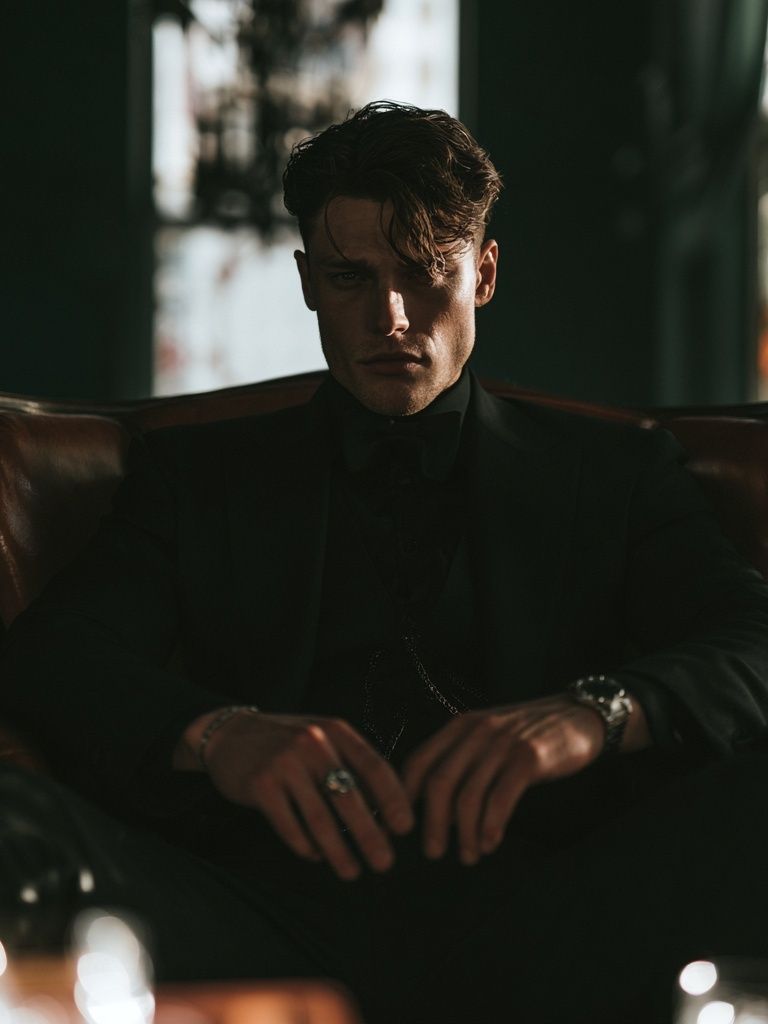 Moody Portrait Photography Poster. poster detail