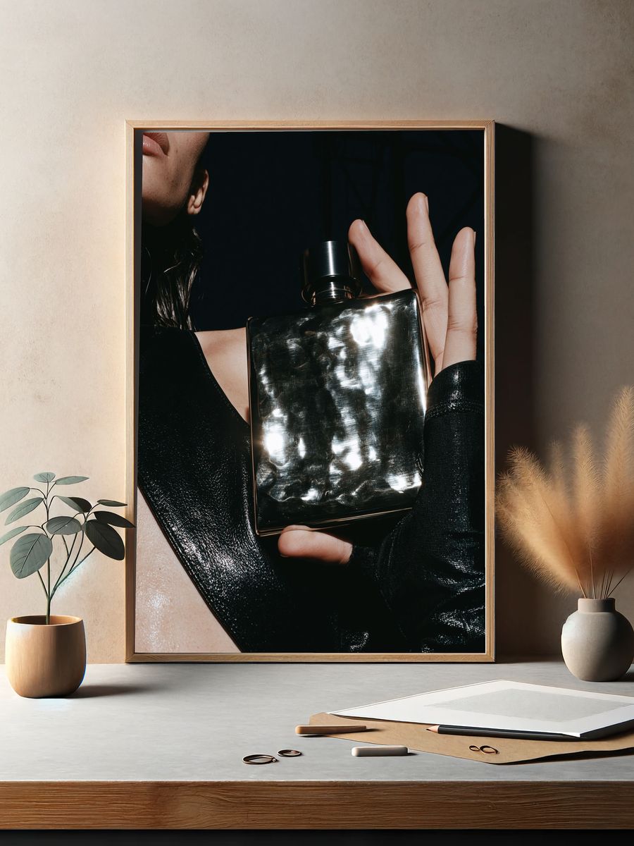 Luxury Perfume Portrait Poster. — room view 2