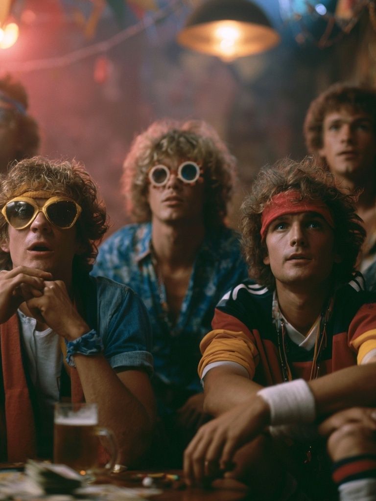 Retro Band Portrait Poster. poster — photography art