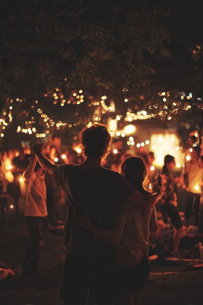 Candlelit Dance Night Photography Poster. poster print