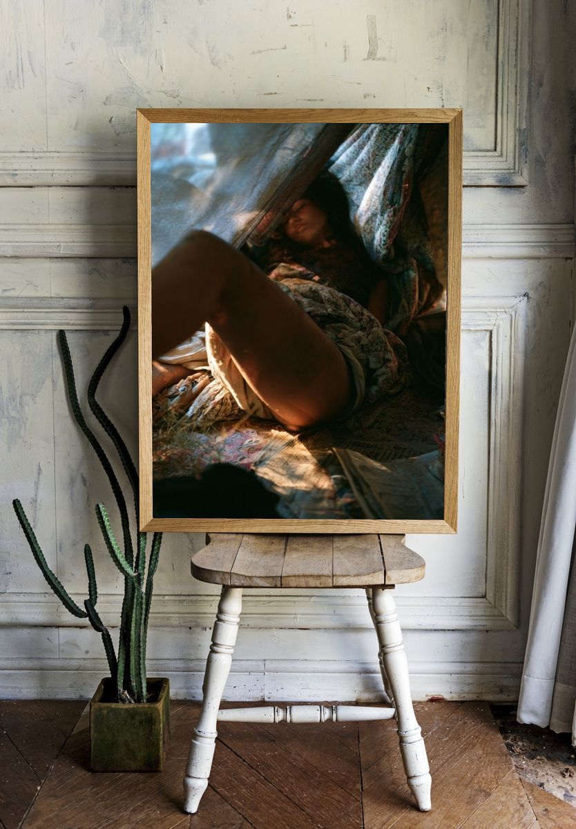 Dreaming Figure Photography Poster. — room view 1