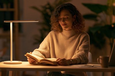 Cozy Reading Portrait Poster. poster