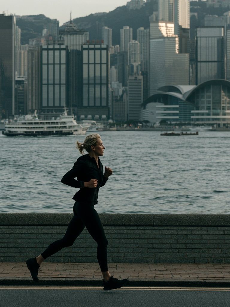 Harbor City Runner Photography Poster. poster — photography art