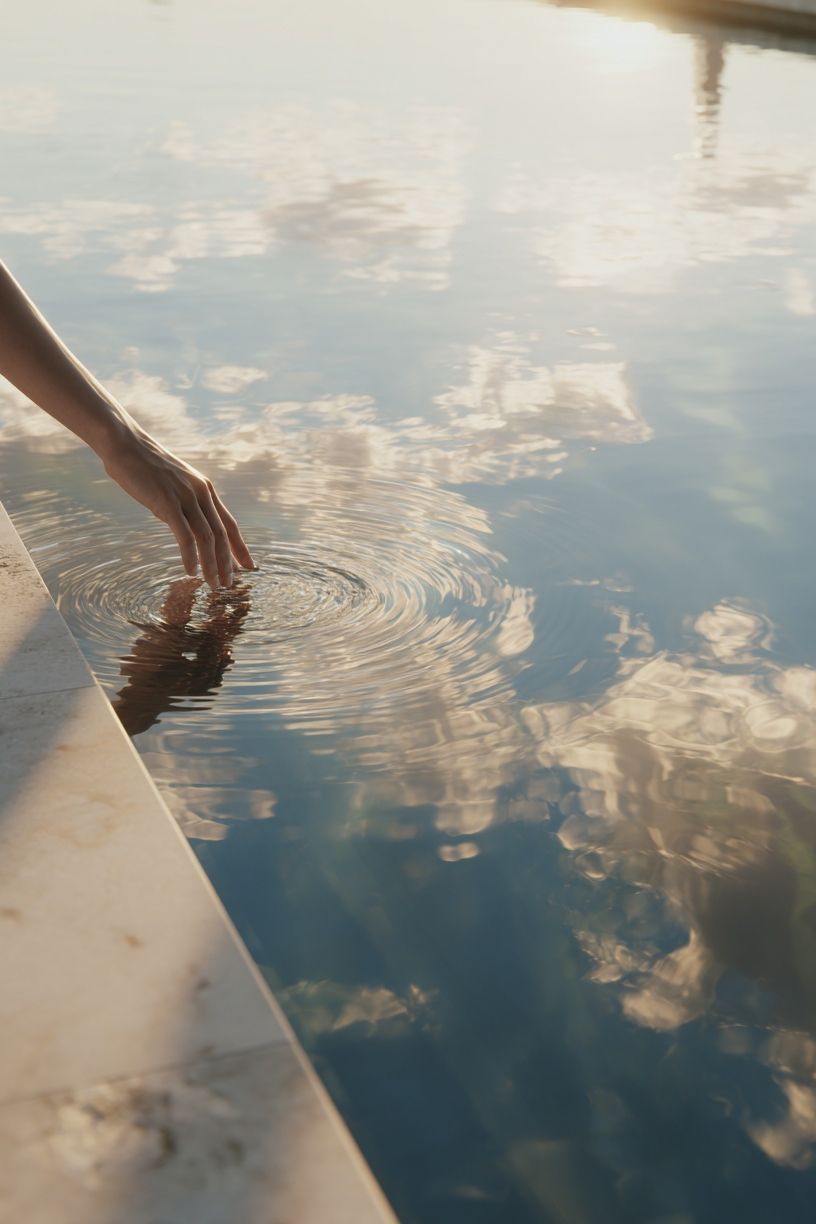 Hand in Water Photography Poster. poster — photography art