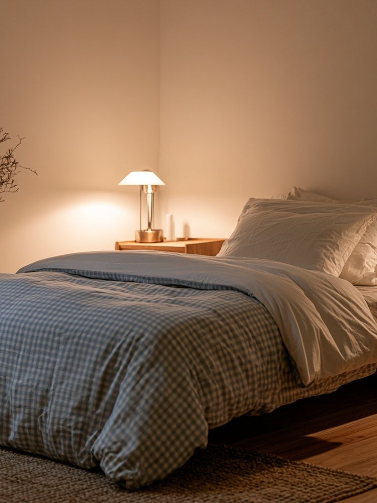 Cozy Minimal Bedroom Poster. poster — photography art