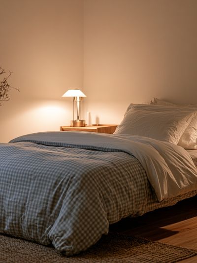 Cozy Minimal Bedroom Poster.