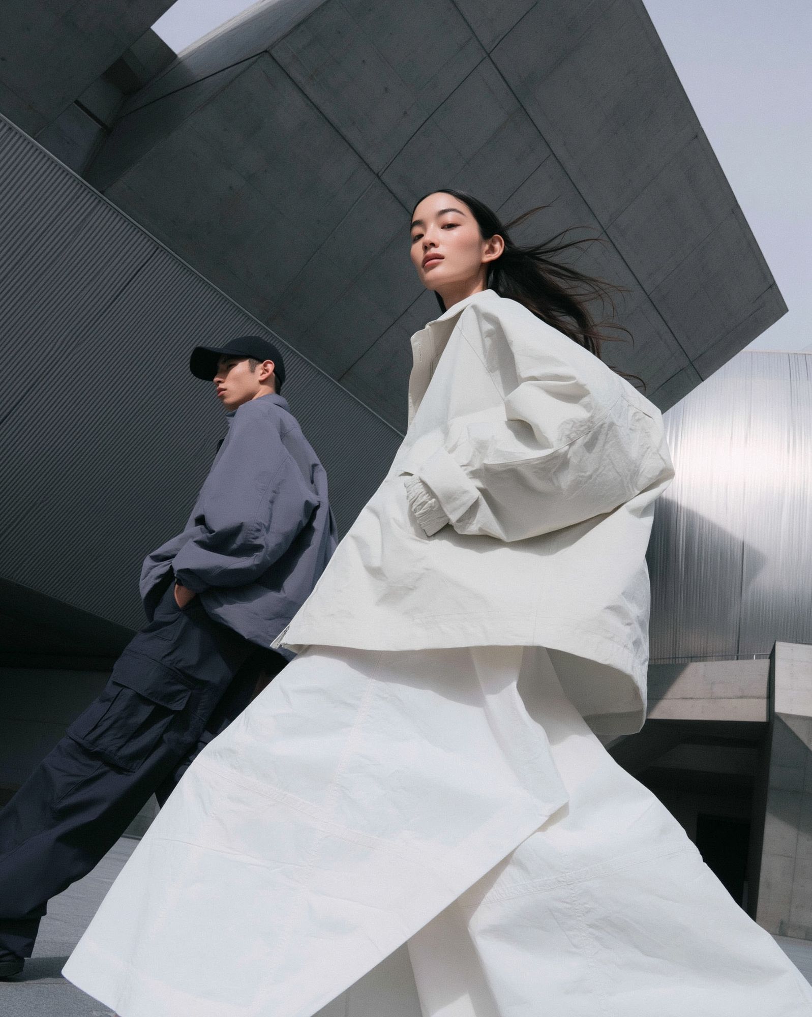 Urban Fashion Duo Photography Poster. poster detail