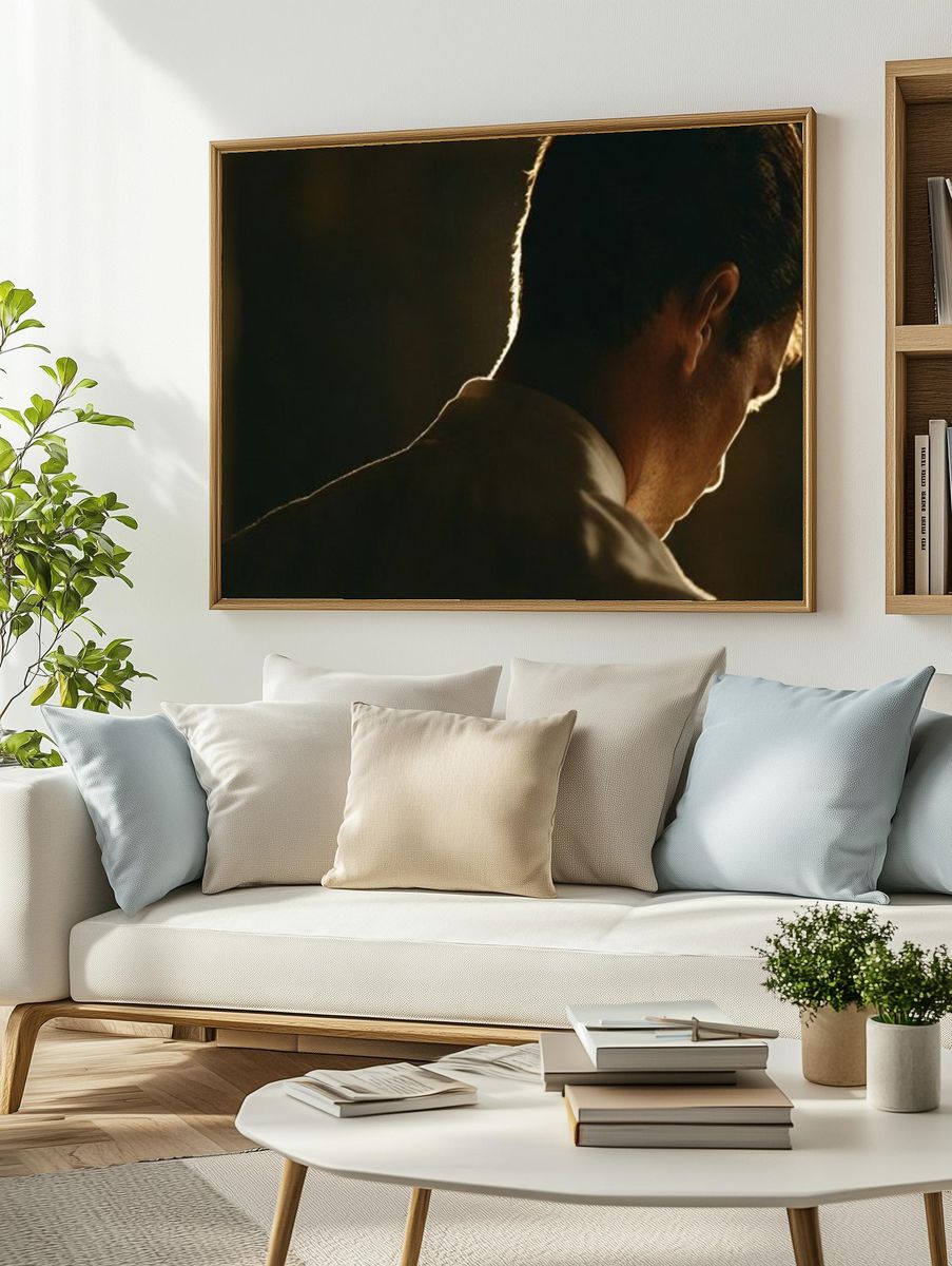 Backlit Portrait Poster. — room view 2