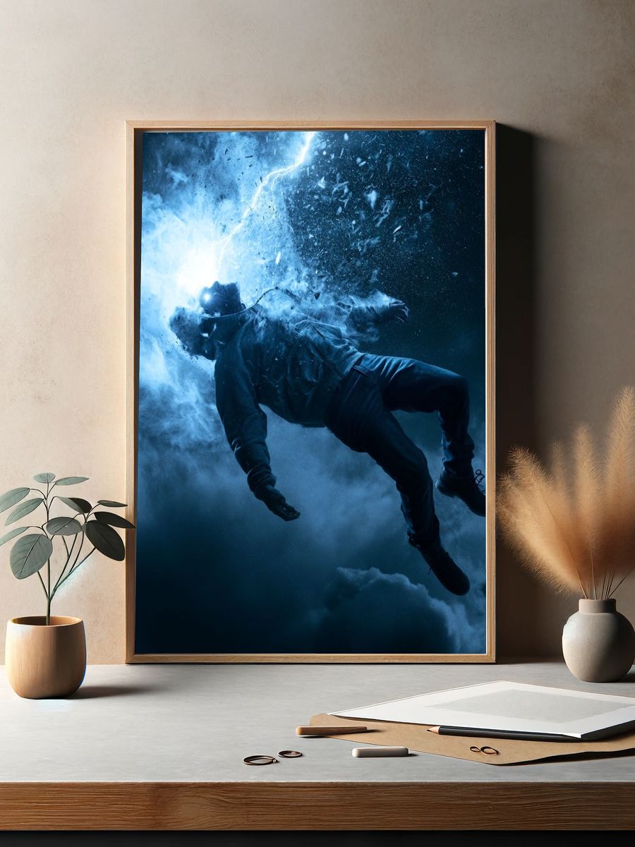 Electric Freefall Photography Poster. — room view 2