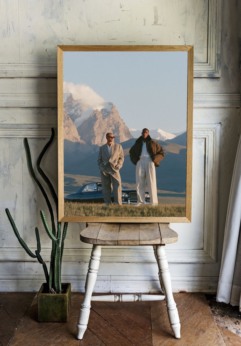Mountain Fashion Portrait Poster. — room view 1