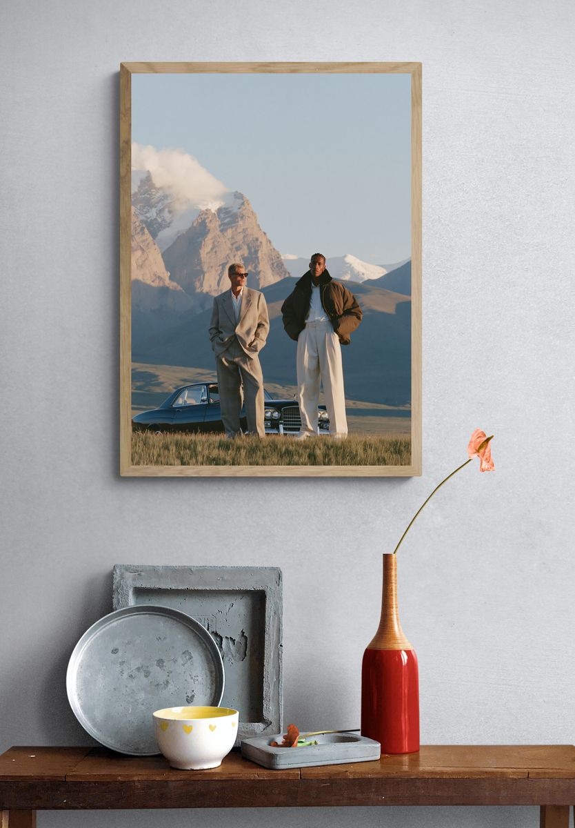 Mountain Fashion Portrait Poster. — room view 3