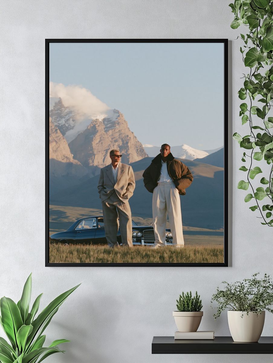 Mountain Fashion Portrait Poster. — room view 4