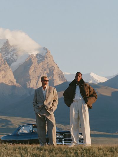 Mountain Fashion Portrait Poster. poster