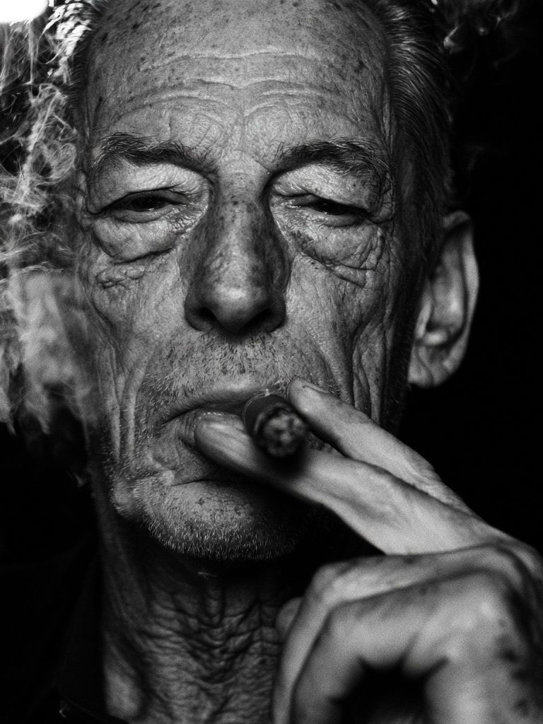 Smoky Portrait Photography Poster. poster detail