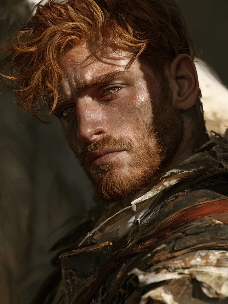 Rugged Portrait Photography Poster. poster detail