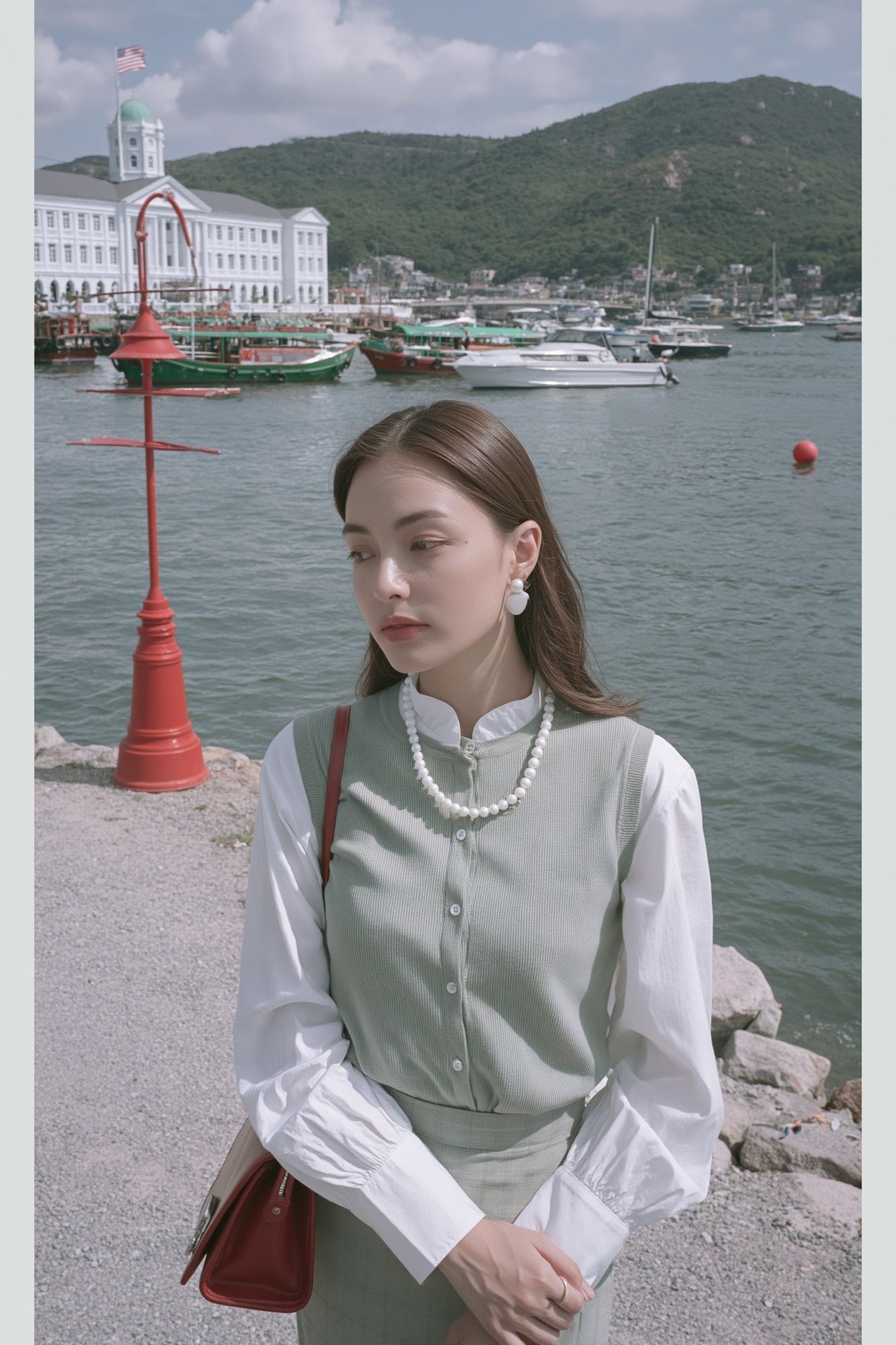 Harbor Portrait Photography Poster. poster detail
