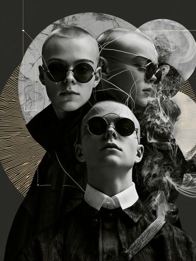 Avant-Garde Portrait Photography Poster.
