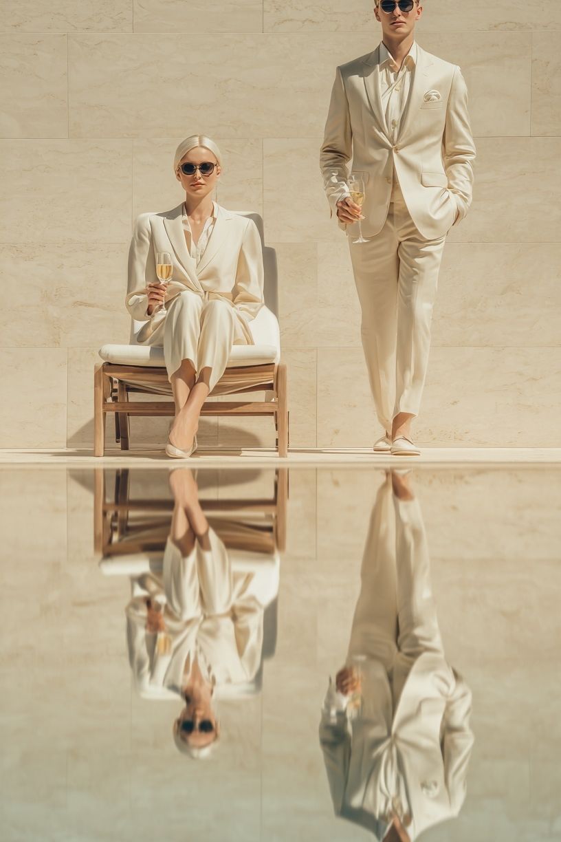 Luxury Couple Fashion Photography Poster. poster — photography art