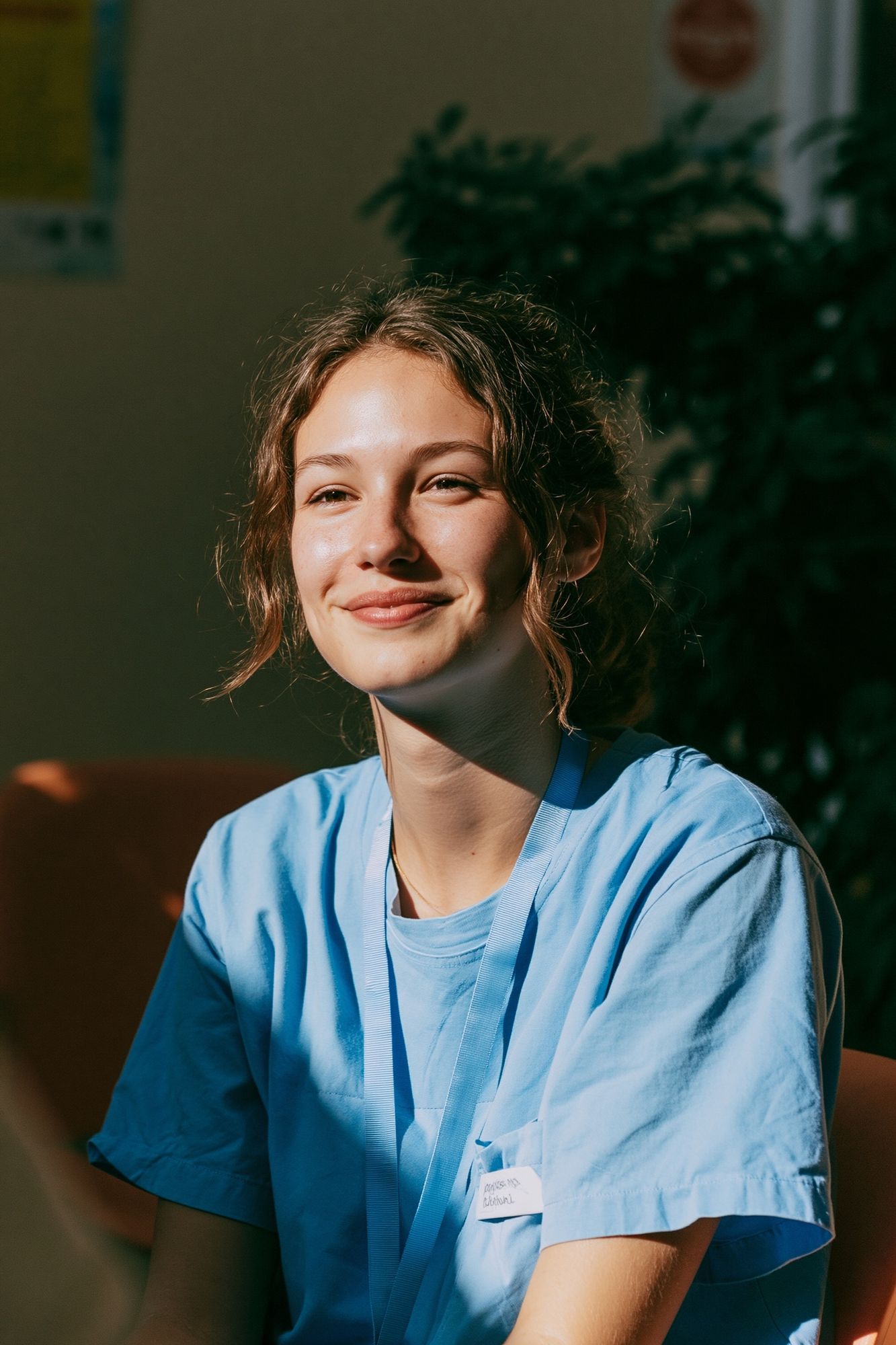 Smiling Nurse Portrait Poster. poster — photography art