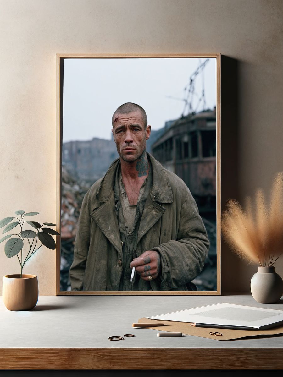 Industrial Portrait Poster. — room view 2
