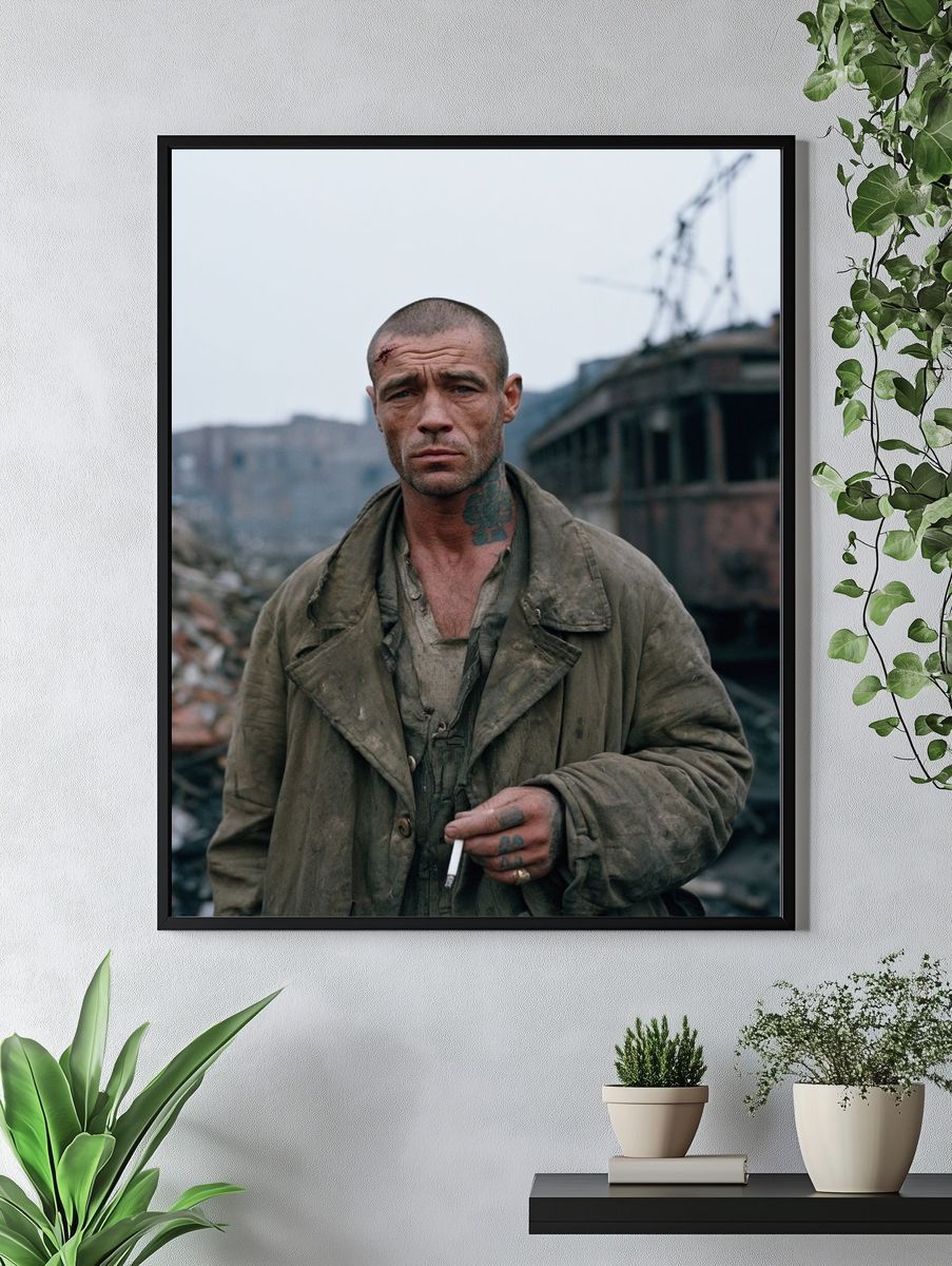 Industrial Portrait Poster. — room view 4