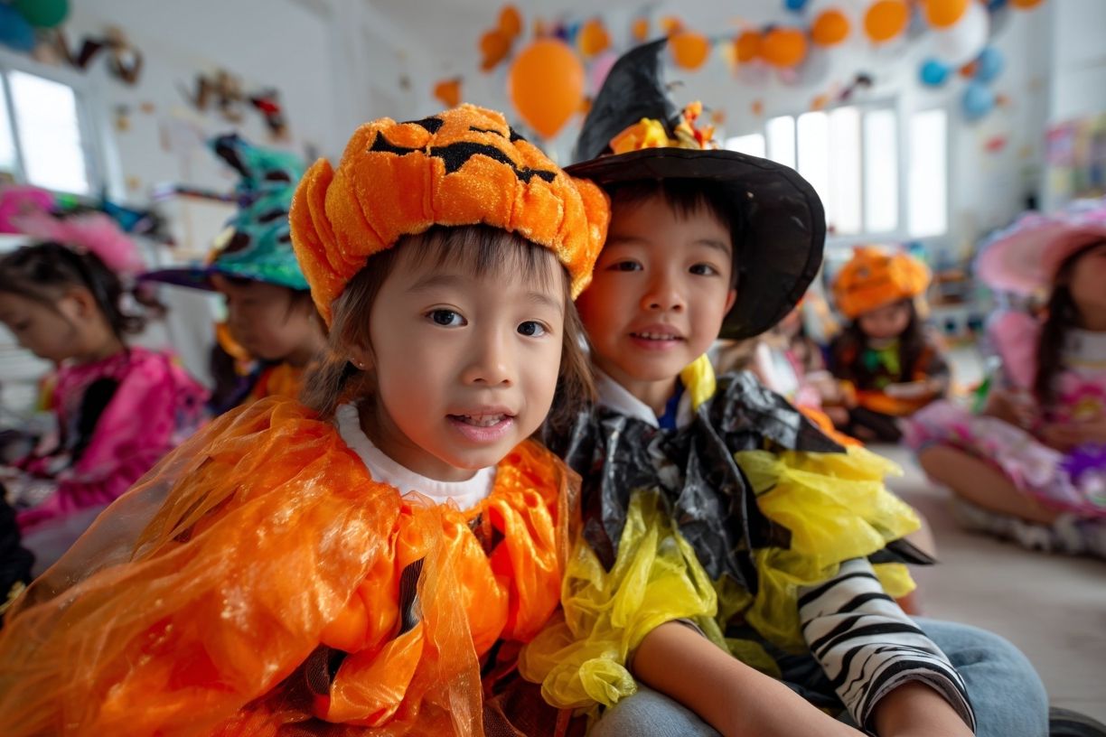 Halloween Kids Costume Party Poster. poster detail