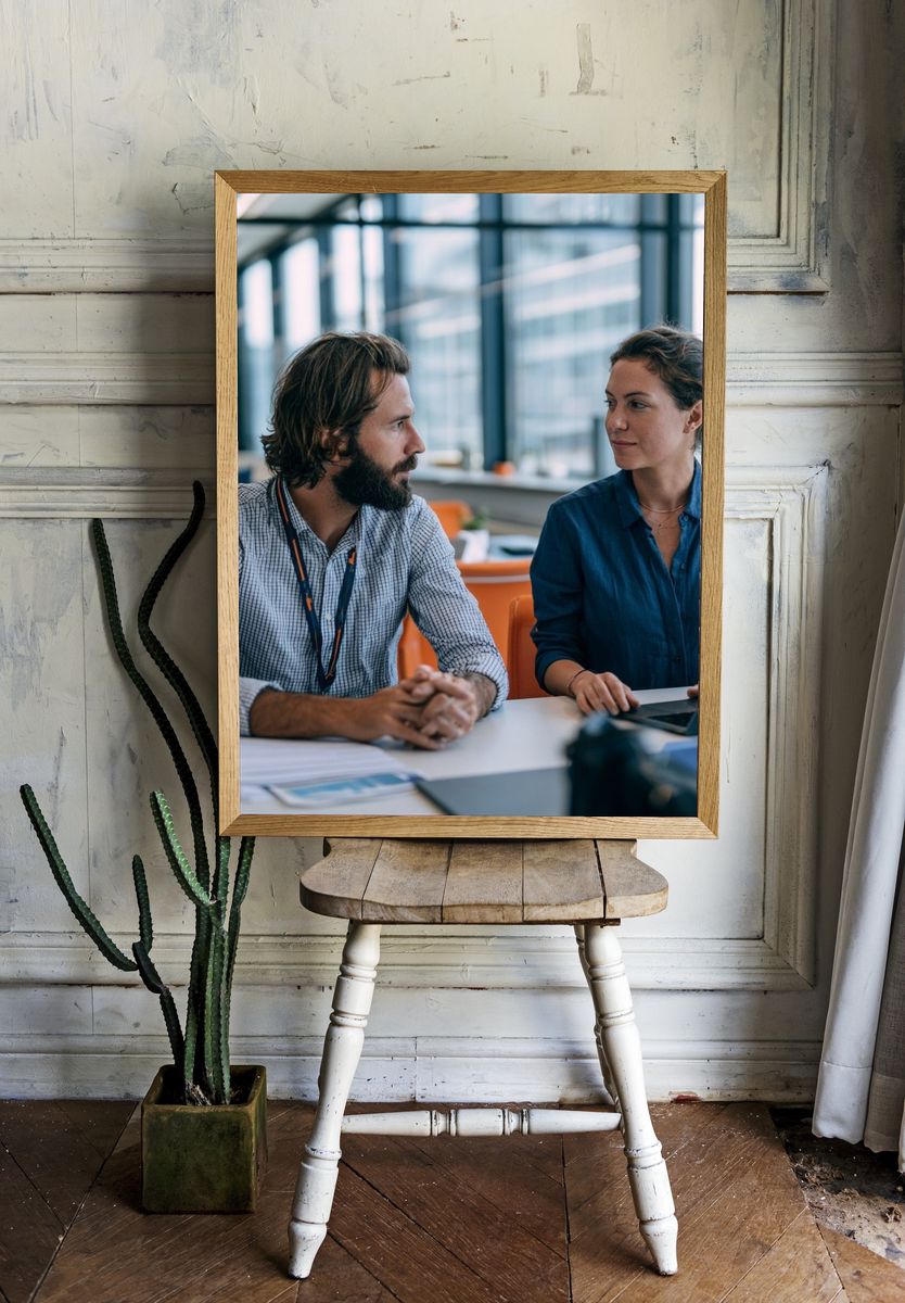 Office Collaboration Photography Poster. — room view 1