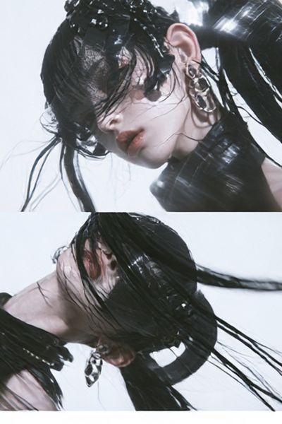 Avant-Garde Portrait Photography Poster. poster