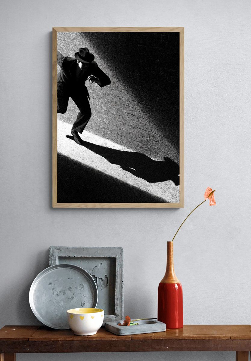 Shadow Runner Photography Poster. — room view 3
