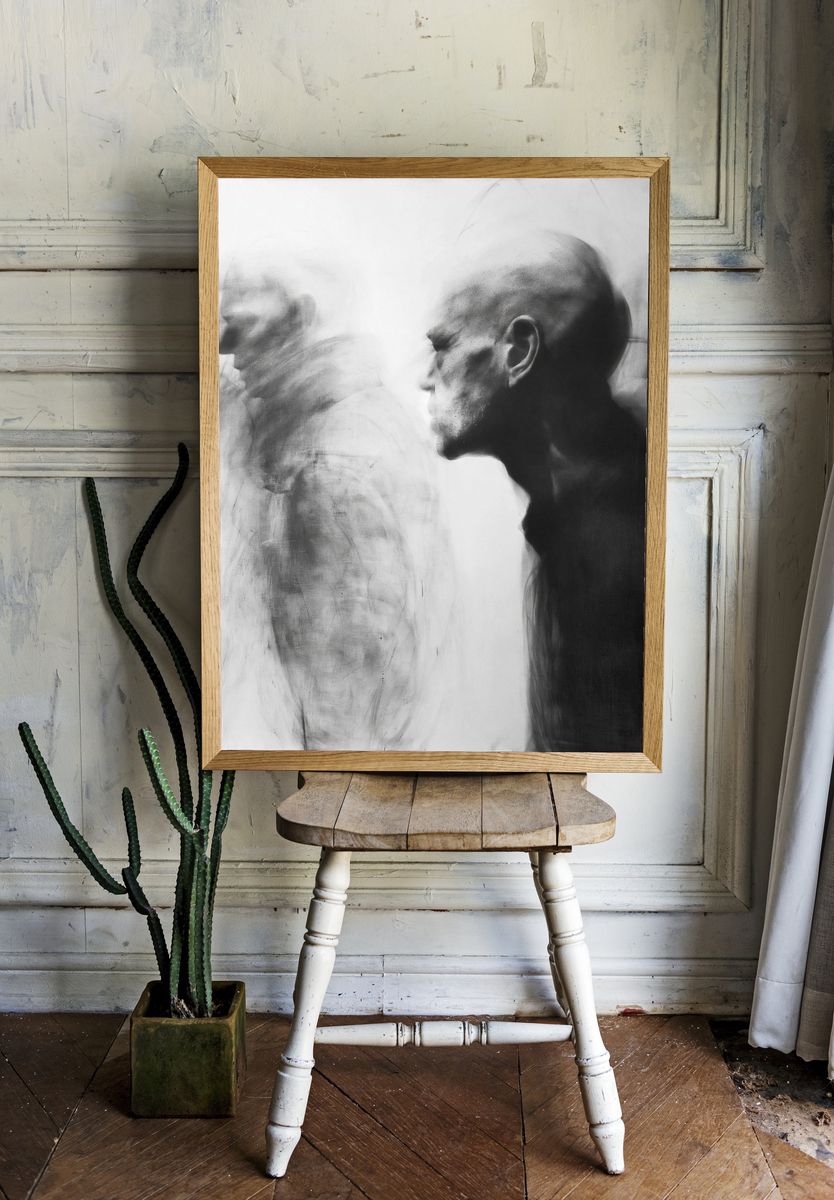 Forest Monolith Photography Poster. — room view 1