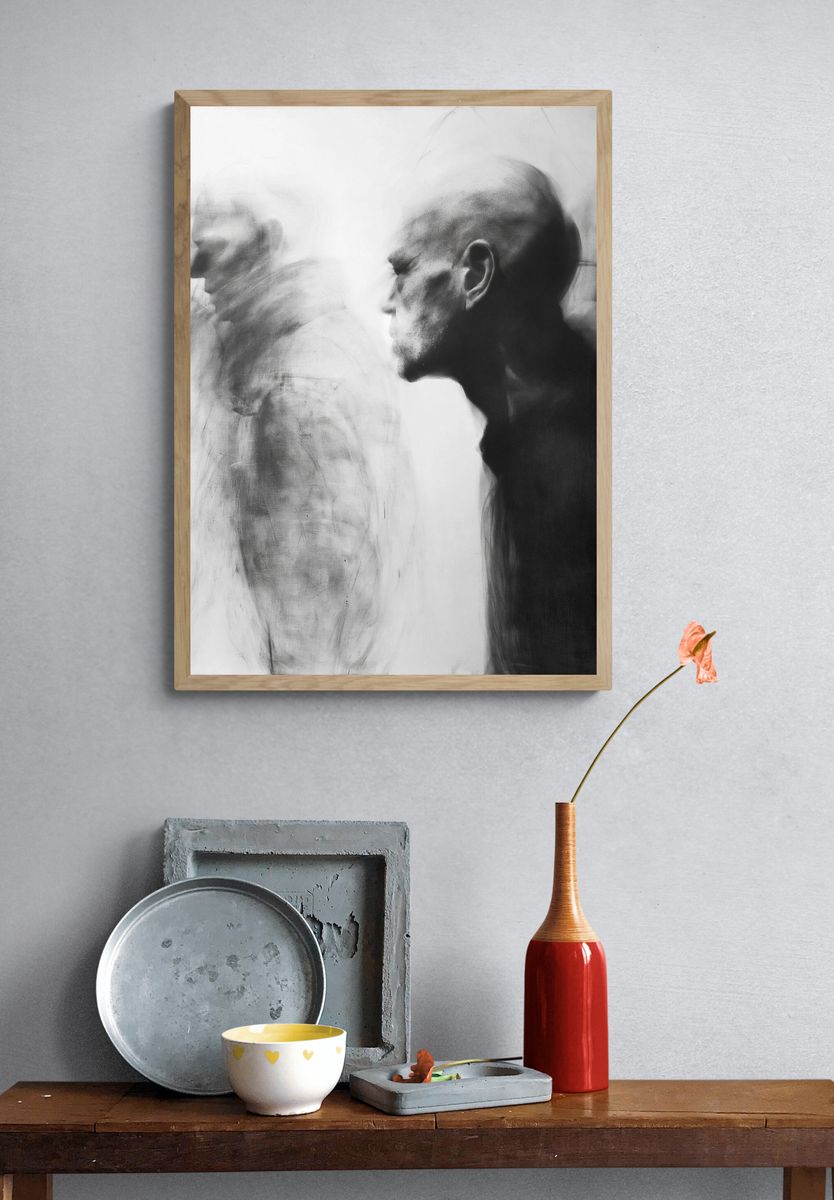 Forest Monolith Photography Poster. — room view 3