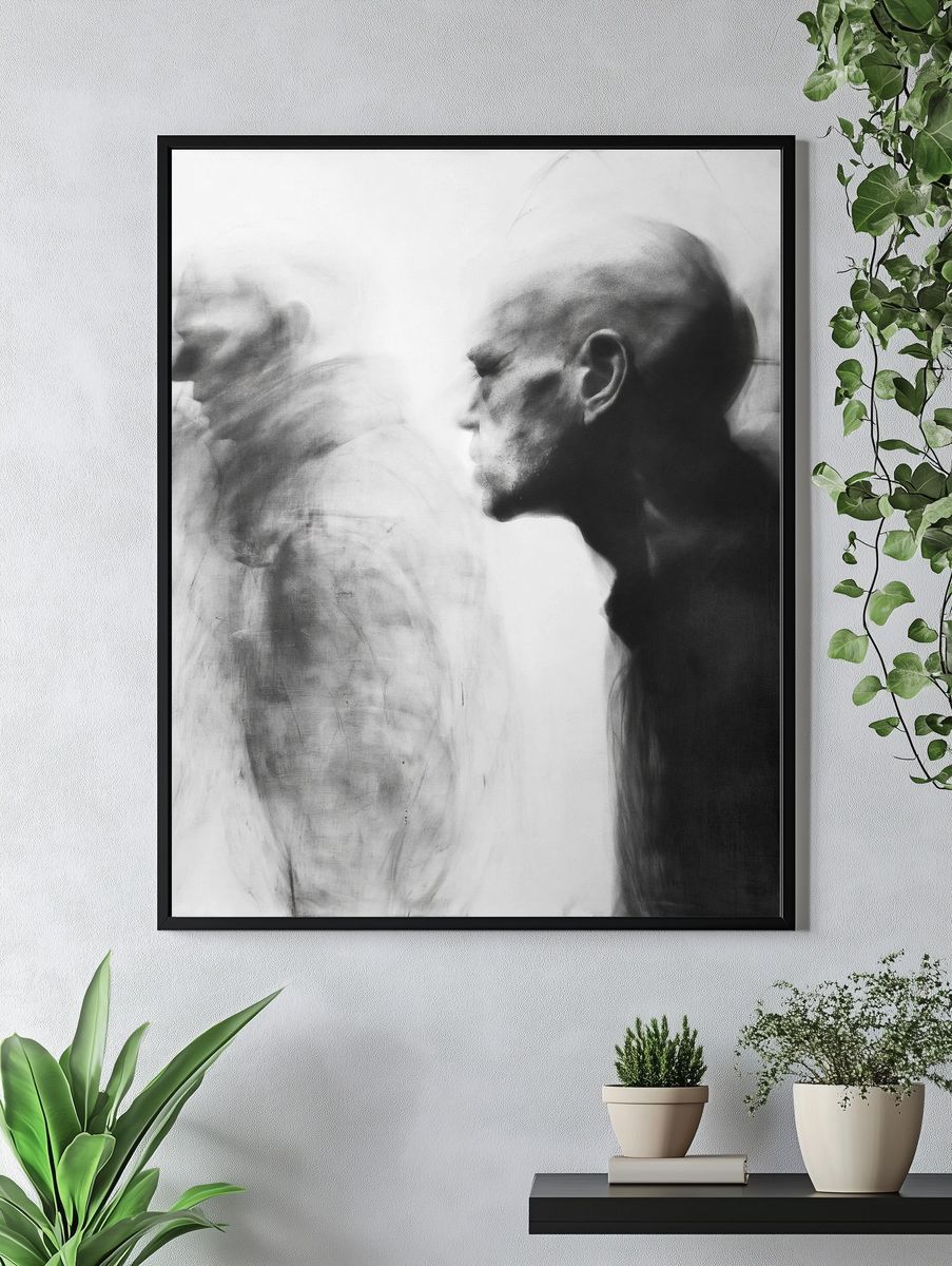 Forest Monolith Photography Poster. — room view 4