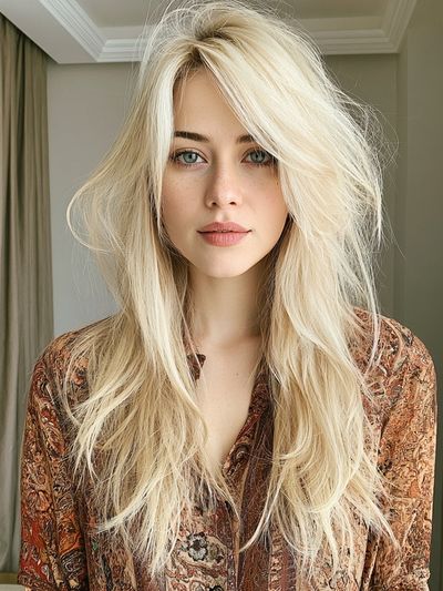 Blonde Portrait Photography Poster. poster print