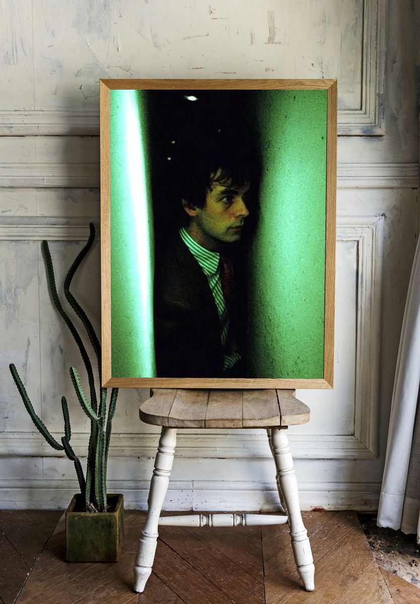 Green Corridor Portrait Poster. — room view 1