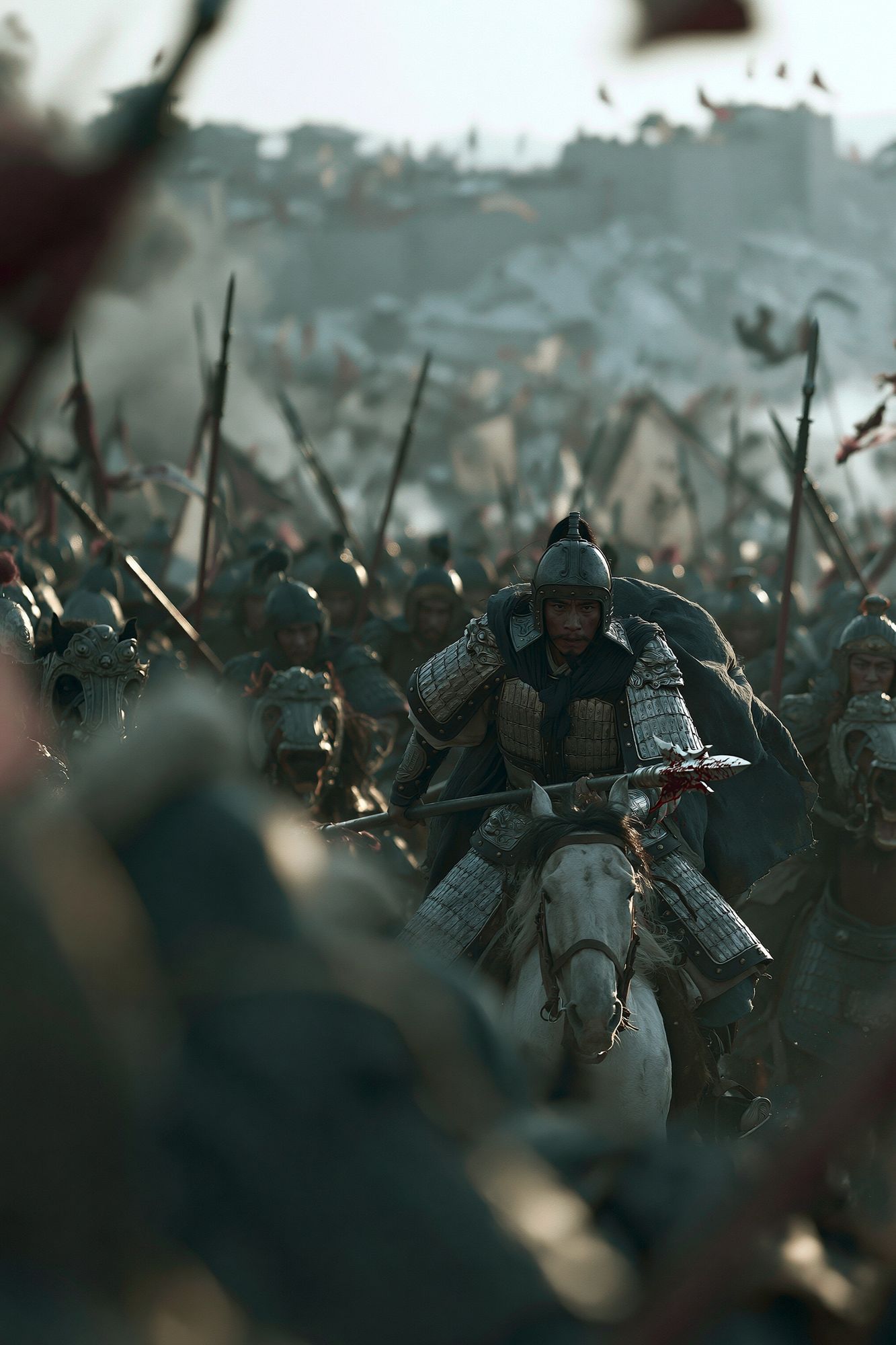 Epic Cavalry Battle Photography Poster. poster detail