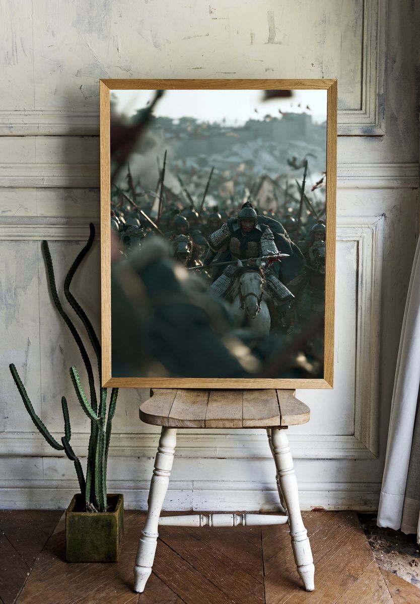 Epic Cavalry Battle Photography Poster. — room view 1