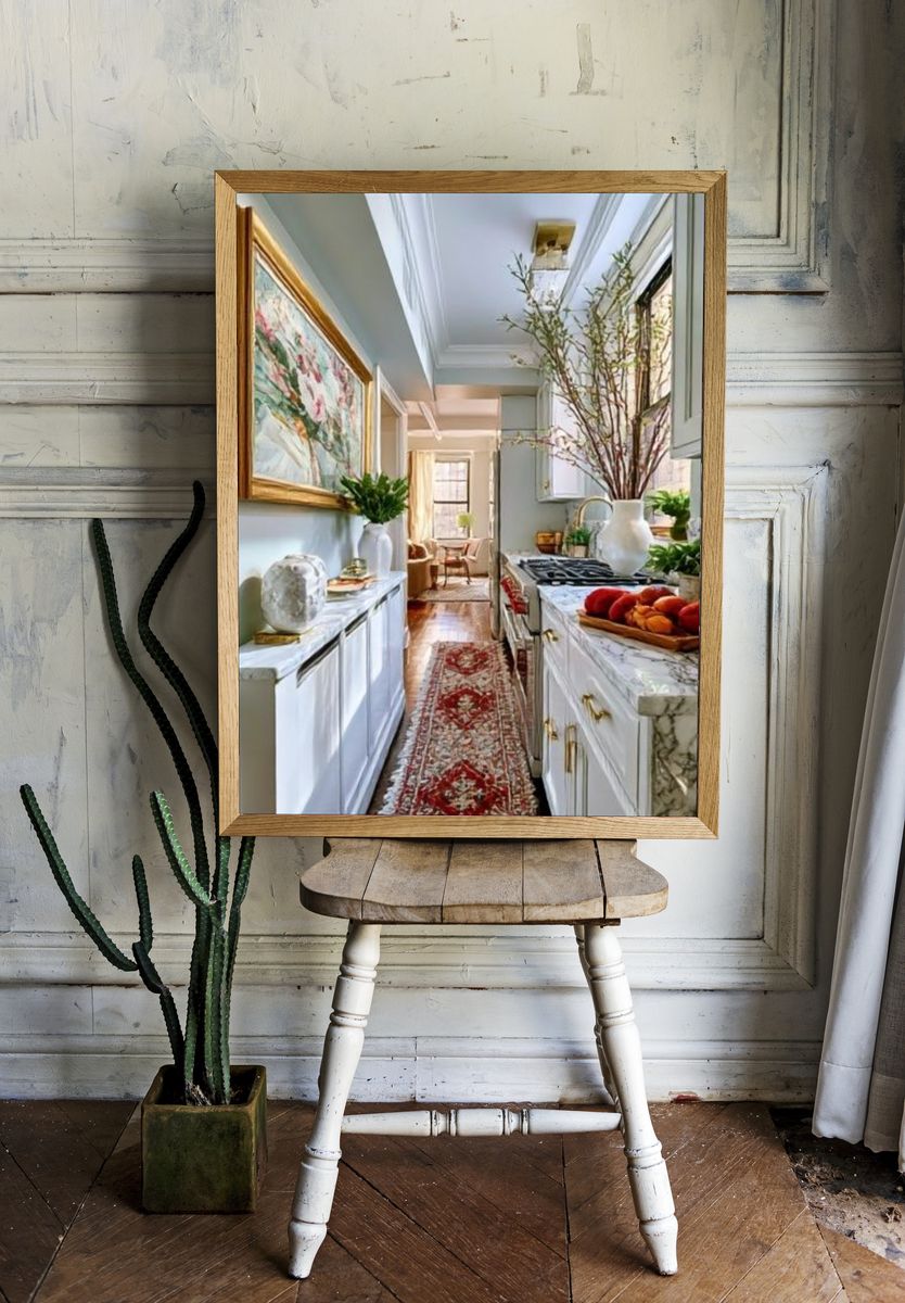 Elegant Kitchen Interior Photography Poster. room preview