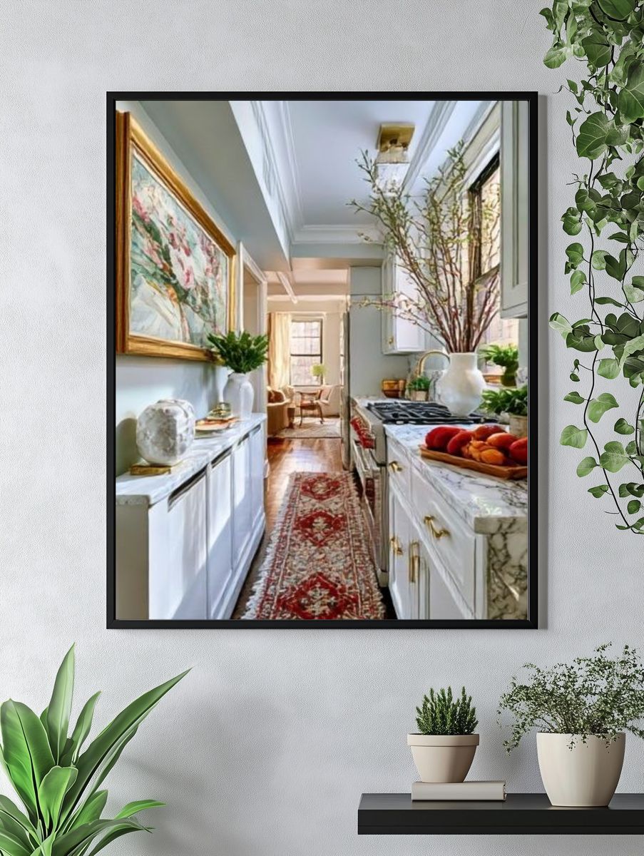 Elegant Kitchen Interior Photography Poster. — room view 4