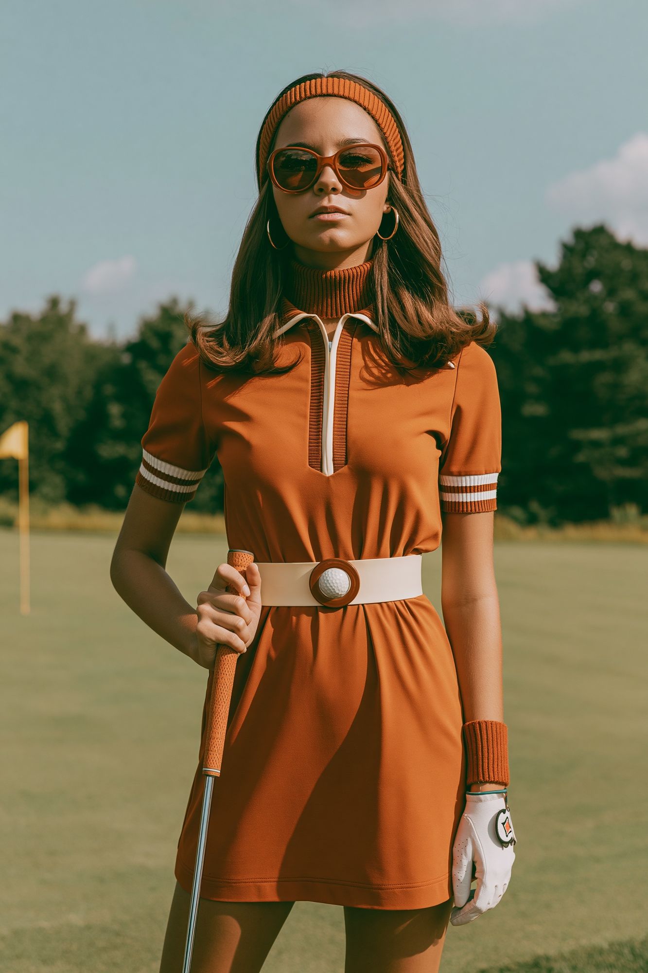 Retro Golf Portrait Print. poster — photography art