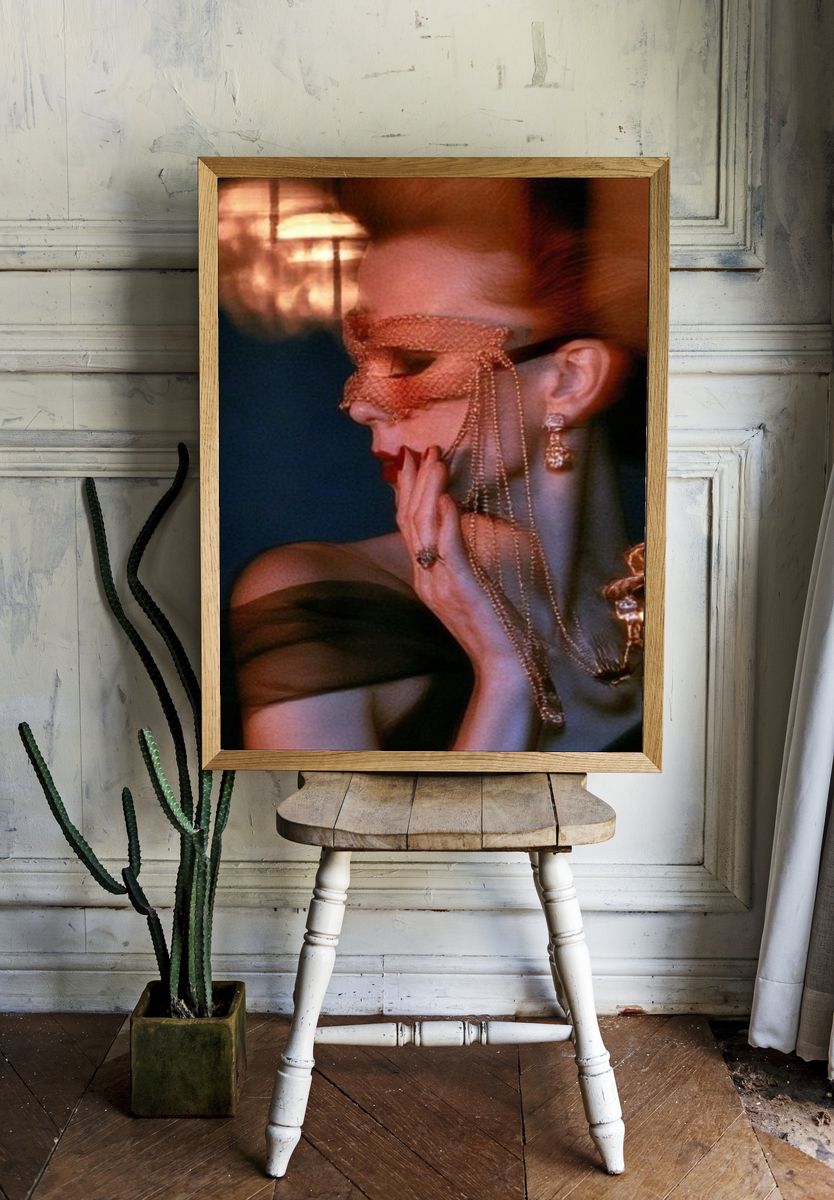 Glamorous Portrait Photography Poster. room preview