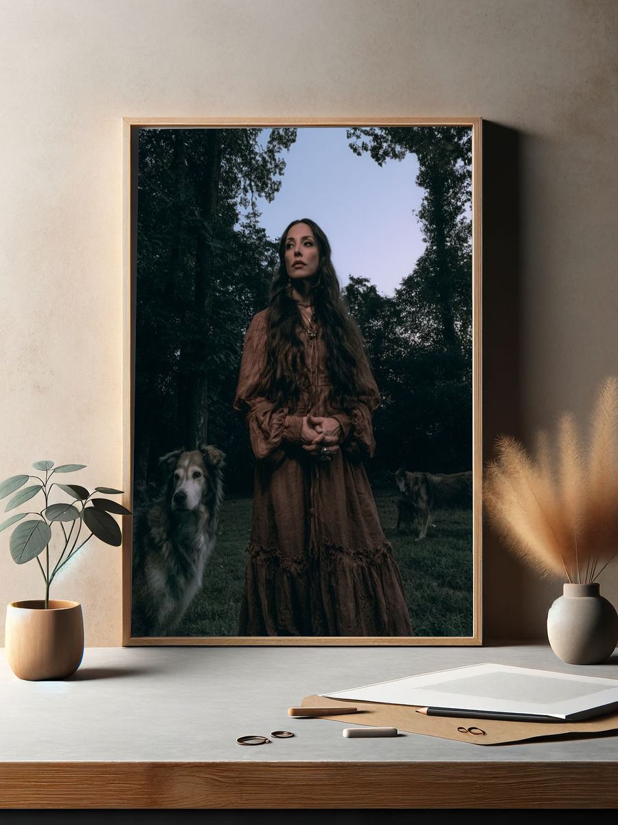 Mystic Forest Portrait Photography Poster. — room view 2