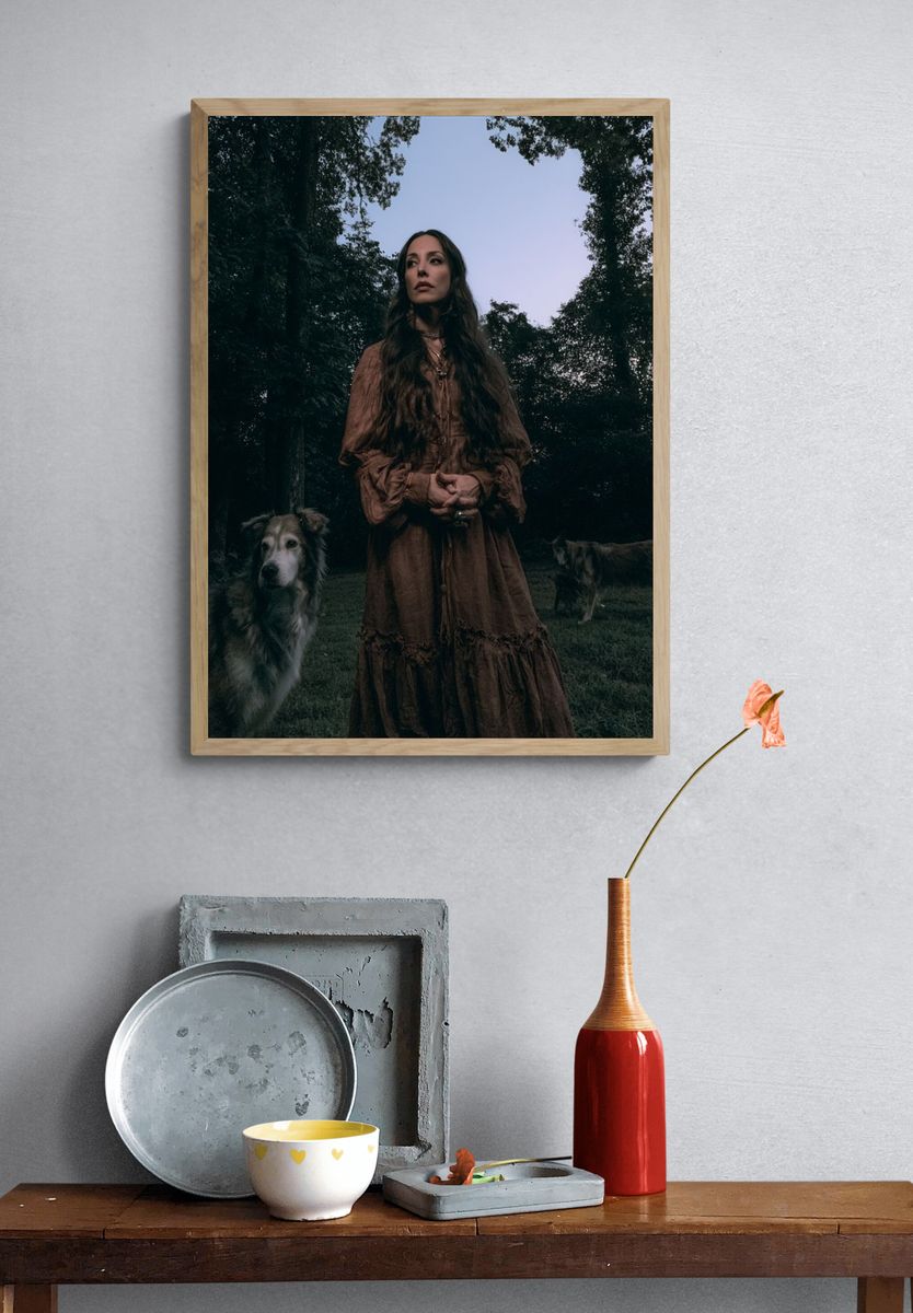 Mystic Forest Portrait Photography Poster. — room view 3
