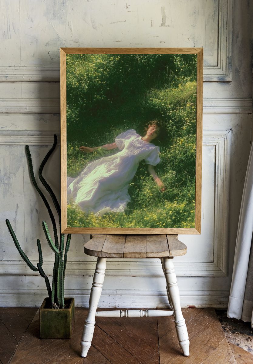 Meadow Dream Portrait Poster. — room view 1