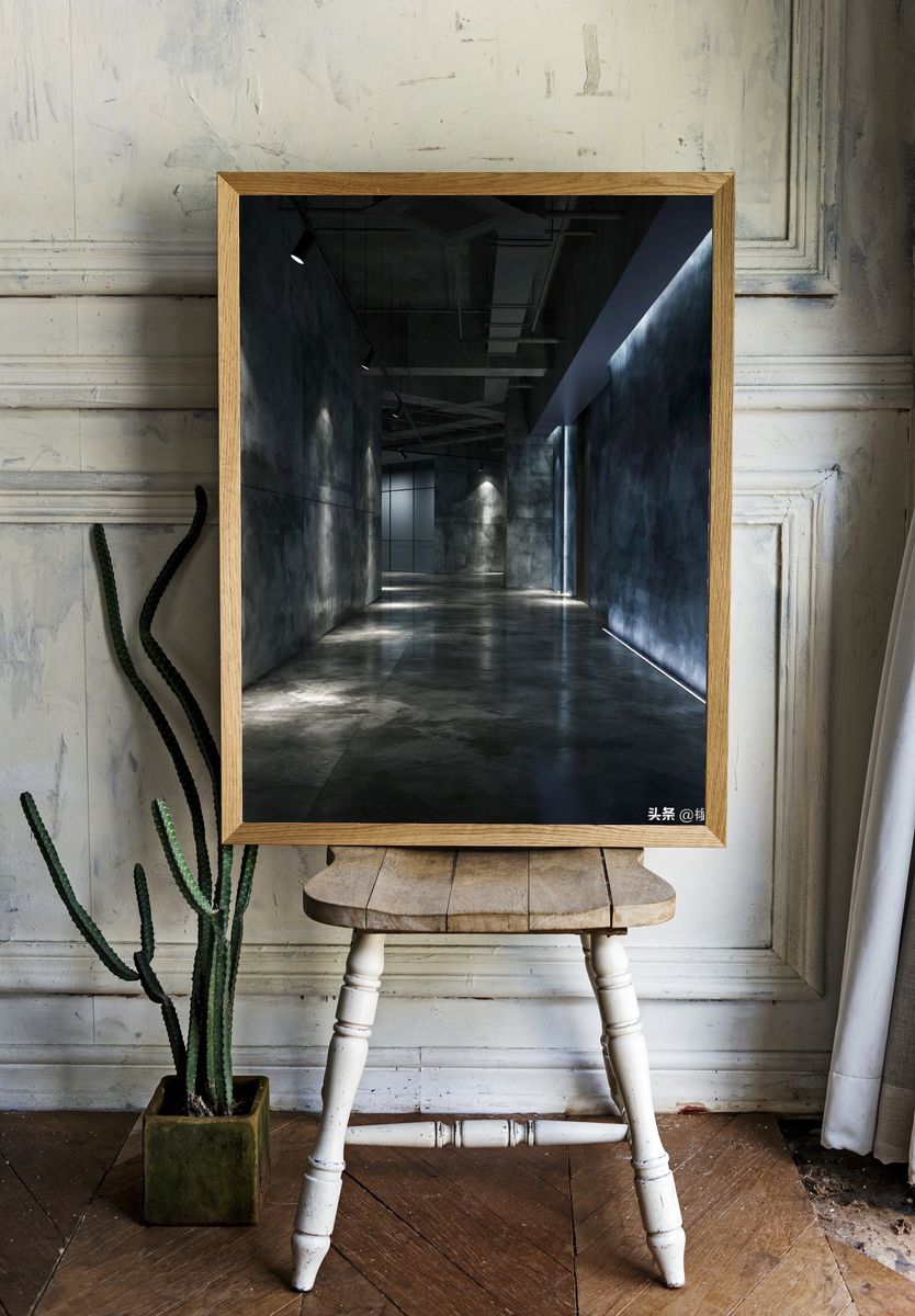 Industrial Corridor Photography Poster. room preview